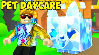 NEW PET DAYCARE IS INSANE IN PET SIMULATOR X ROBLOX