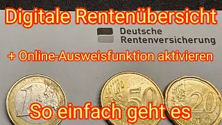 Digitale Rentenübersicht & Online-Ausweisfunktion aktivieren - so einfach geht es