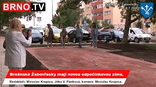 BRNĚNSKÉ ŽABOVŘESKY MAJÍ NOVOU ODPOČINKOVOU ZÓNU. www.BRNO.TV.