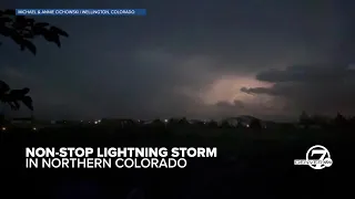 Crazy northern Colorado lightning storm: Scenes from Tuesday night