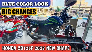 Honda CB125F 2023 New Model Blue Color Look & Details Review | Big Changes