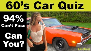 60's Car Buff? Prove It! Take Our Ultimate 60's Car Quiz