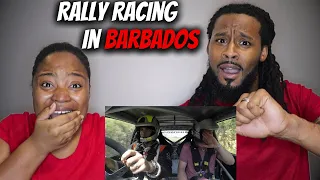 American Couple Reacts "Rally Racing in Barbados" | The Demouchets REACT 2.0