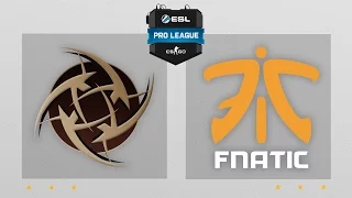 CS:GO - Ninjas In Pyjamas vs Fnatic - Cache - ESL Pro League - Saison 4 Semaine 8