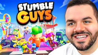COURAGE PLAYS STUMBLE GUYS FOR THE FIRST TIME! !stumbleguys