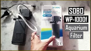 SOBO WP 1000F Aquarium Internal Filter Unboxing & Review