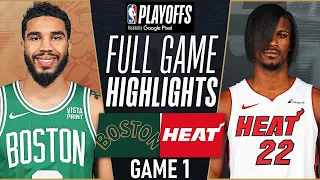 #1 CELTICS vs #8 HEAT FULL GAME 1 HIGHLIGHTS | April 21, 2024 | NBA Playoffs 2024 Highlights