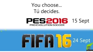 FIFA 16 vs PES 2016   E3 Trailer Gameplay