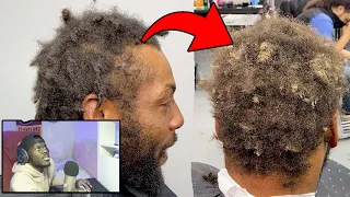 He didnt WASH his hair in 1 YEAR! CAN THIS BARBER SAVE HIM?