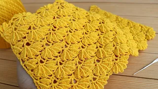 Красивый УЗОР КРЮЧКОМ для платья ВЯЗАНИЕ для начинающих Easy to Crochet Tape Lace openwork pattern