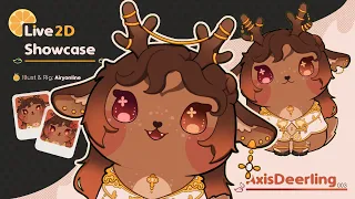 〖Vtuber Showcase〗AxisDeerling Mascot! | Live2d