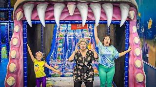 Ruby and Bonnie fun day in Under The Sea Indoor Playground