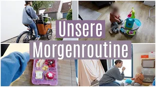 UNSERE MORGENROUTINE in der Woche - Arbeit, Kita, Haushalt ❘ svallalaa