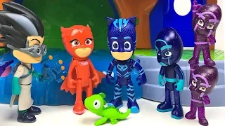 CUARTEL HEROES EN PIJAMAS -ROMEO ESTROPEA EL CAMBIADOR DE LOS PJ MASKS