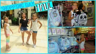 SHOPPING BACK TO SCHOOL /HAUL H&M /THE CHILDREN PLACE /JUSTICE  "ALISSON&EMILY"