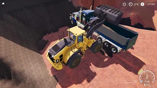 GOLD Mining with the NEW VOLVO wheel loader! WORKS GREAT! Farming Simulator 19