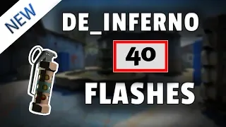 CS:GO - 40 Essential Flashes On Inferno