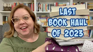 Last 2023 book haul
