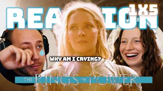 Why am I crying?? Rings of Power Ep.  5 REACTION!! "Partings" // Lord of the Rings Show Review 1x5