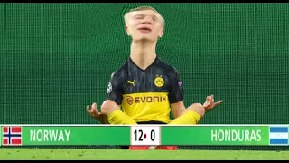 Haaland 9 goals in 1 match