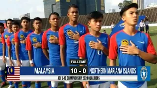 MALAYSIA U19 [10] - [0] NORTHERN MARIANA U19