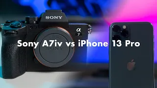 Sony a7iv vs iPhone 13 Pro | SLog 3 vs S Cinetone vs iPhone ProRes