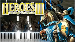 Main Menu Theme (Heroes of Might and Magic III) 【 PIANO TUTORIAL 】