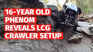 Corrupt Carbon Reaper Low CG rc crawler setup secrets revealed - Class 2 comp crawler belly dragger