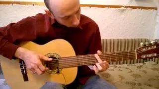 Monti csárdás / A csitári hegyek alatt (fingerstyle guitar Monti czardas and Hungarian folk song)