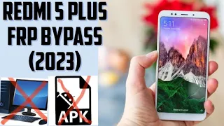 Redmi 5 plus frp bypass (2023)|| (google account unlock with pc) (Miui 10)