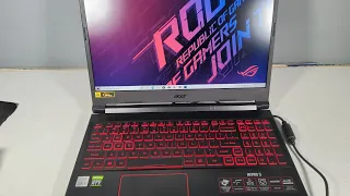 Acer Nitro 5 15.6 gaming laptop RTX 3050Ti unboxing and quicklook