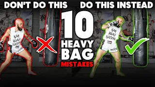 10 Common Heavy Bag Mistakes For Muay Thai