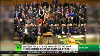 UK P.M Cameron Will Go To War Over Falklands, Argentina Say End Colonial Ambitions