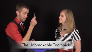 The Unbreakable Toothpick - Easy and Amazing Magic Trick