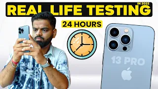 A Real Day Use of iPhone 13 Pro (Battery Life Test Review) in 2022