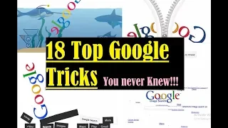 Google Tricks (Google Gravity, Google Underwater, Google Sphere, Google Zipper, Zerg Rush)