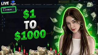 Turn $1 Into $1000  In 13 Minutes | New Binary Options Trading Strategy 2023 - Pocket Option
