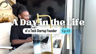 Day in the Life of a Tech Startup Founder (Ep.12) Sick and working from home
