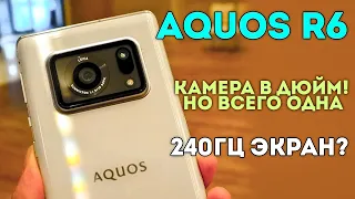 SHARP Aquos R6! Смартфон с 240Гц ЭКРАНОМ И ОГРОМНОЙ КАМЕРОЙ! Одна камера, ШИМ, и другие проблемы!