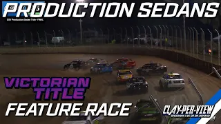 Production Sedans | Victorian Title 2023/24 - Alexandra - 20th Apr 2024 | Clay-Per-View