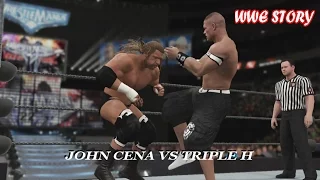 WWE STORY - JOHN CENA VS TRIPLE H (Wrestlemania 22)