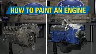 How to Paint an Engine - 2K AeroSpray High Temp Paint & Metal Blackening System - Eastwood