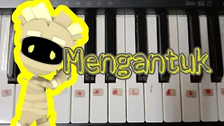 Mengantuk didi and friends | easy keyboard tutorial