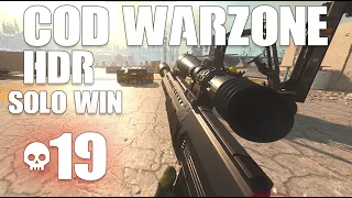 19 Kill Warzone SOLO WIN | HDR & Mp5 Class | CoD Warzone Gameplay (No Commentary)