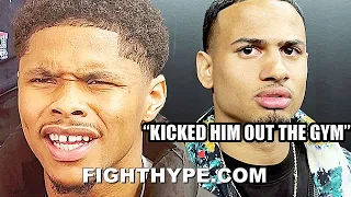 SHAKUR STEVENSON KICKED ROLLY ROMERO OUT THE GYM; CHECKS HIM ON "IN HIS FEELINGS" HATE