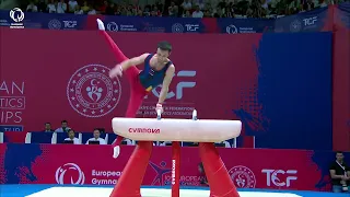 Artur DAVTYAN (ARM) - 2023 Artistic European bronze medallist, pommel horse