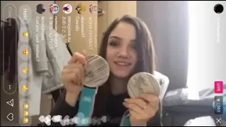 Евгения Медведева / Evgenia Medvedeva - Instastory (WITH chat, version), February 25, 2018