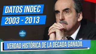 Guillermo Moreno - Datos del INDEC 2003-2013