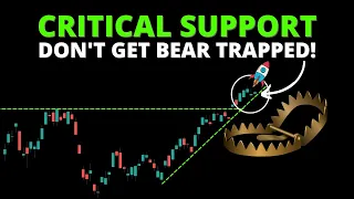 CRITICAL SUPPORT! Don't get BEAR TRAPPED! (SPY QQQ DIA IWM ARKK BTC)