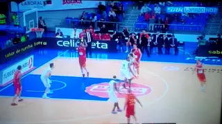 Tornike Shengelia Sends it back